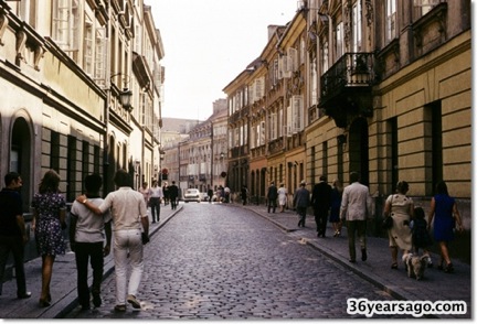 Another old town street in Warsaw