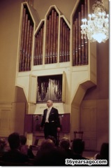 Anton Heiler with Baroque organ