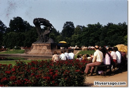 Chopin concert by the Chopin Monument