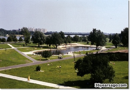 Enjoying a park