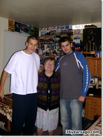 Grandma with the kids