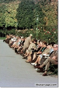 Vienna people in park