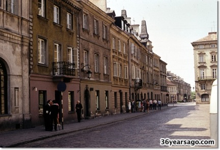 Walking the Warsaw streets